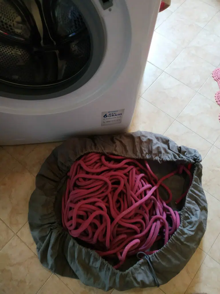 preservare la corda con il lavaggio