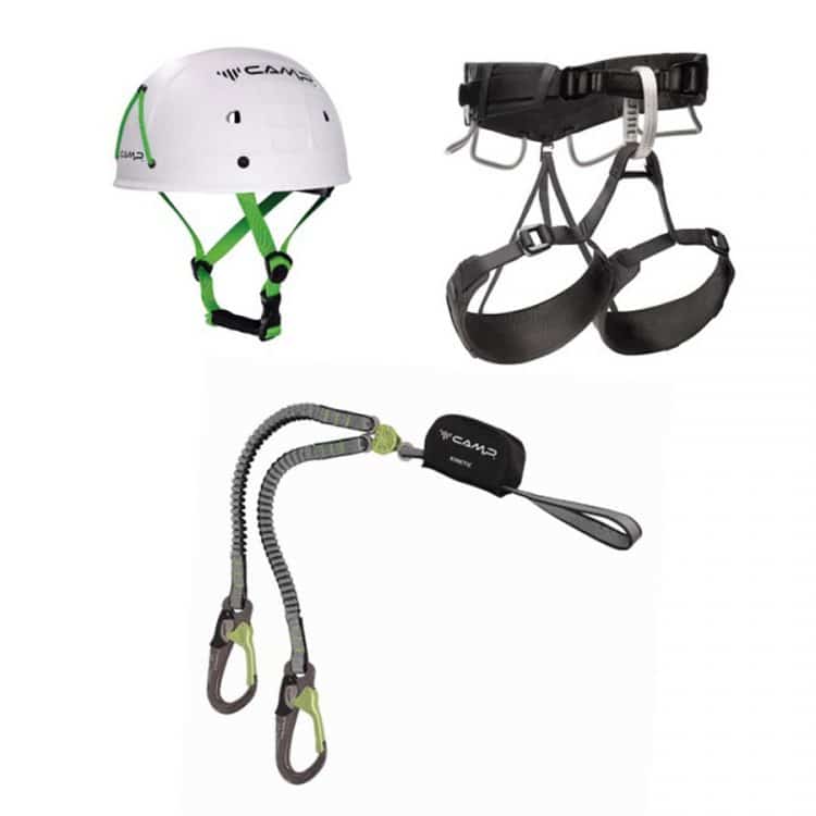 Via Ferrata Kit 03 imbrago casco e set