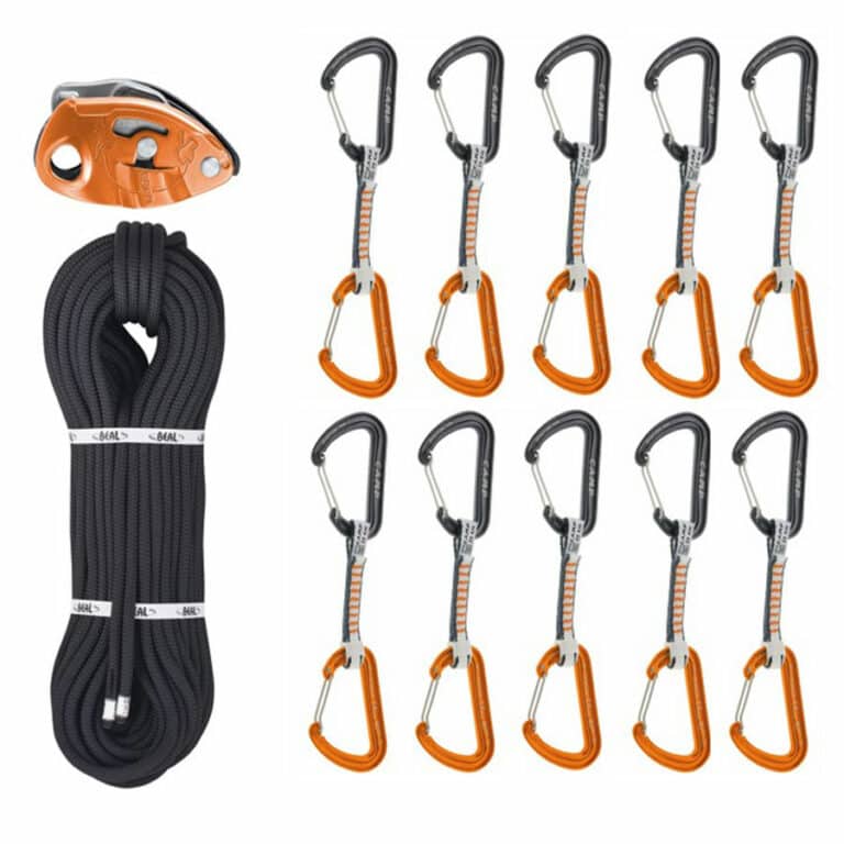 Start climbing kit 05 corda rinvii e assicuratore Sestogrado