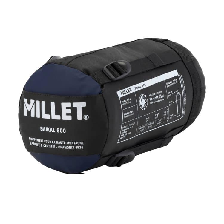 Millet Baikal 600 saccoletto sacco a pelo - Sestogrado